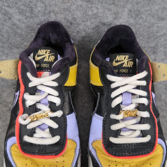 Nike Shoes Womens 5 Casual Sneakers AF1 Air Force 1 Shadow Dark Sulfur Trainers - Picture 3 of 14